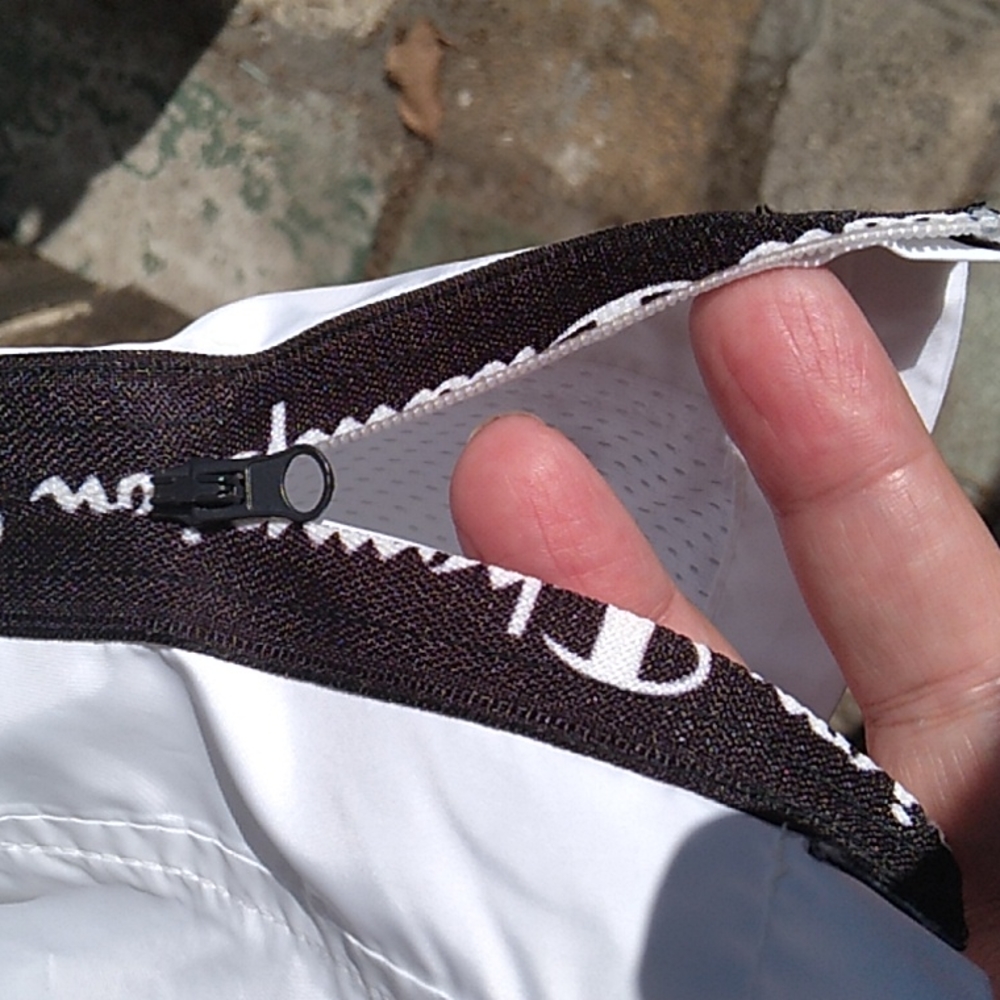 Nwt Champion White Nylon Jacket (XL) - Picture 8 of 12